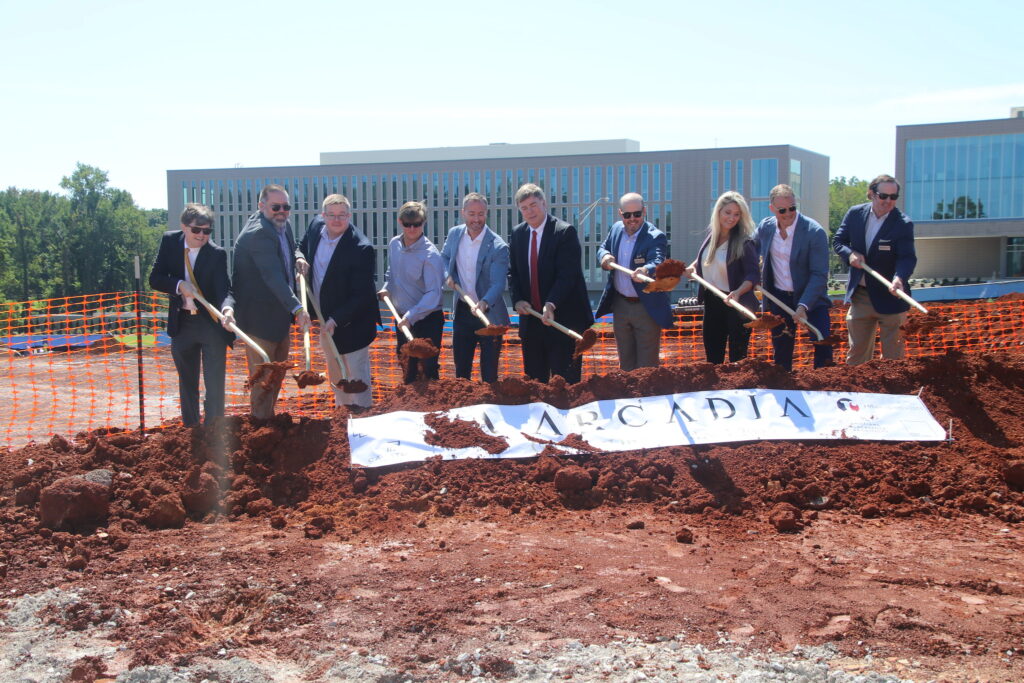 Ground broken for construction on the Arcadia mixed-use development Ground broken for construction on the Arcadia mixed-use development