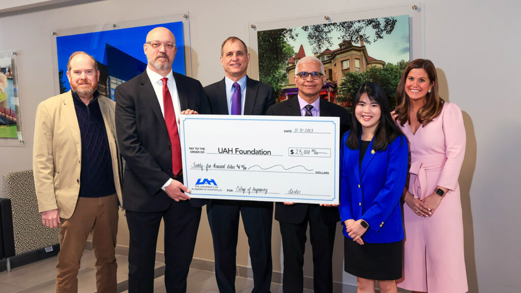 UAH College of Engineering receives generous K gift from Leidos