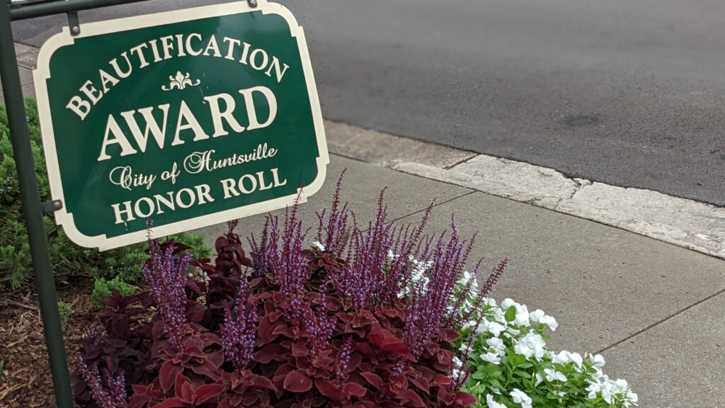 Nominations now accepted for the Huntsville Beautification Board 2023 awards Nominations now accepted for the Huntsville Beautification Board 2023 awards
