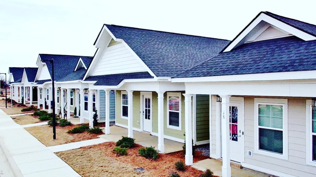 New cottages in South Huntsville celebrating their grand opening New cottages in South Huntsville celebrating their grand opening