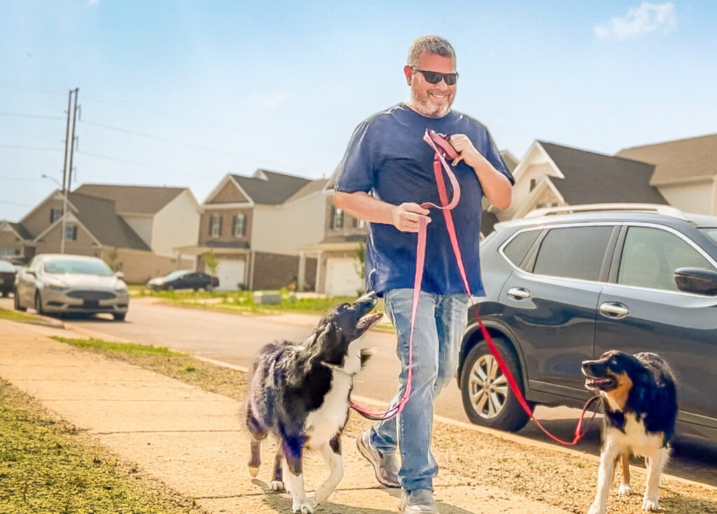 Why relocating to Huntsville was easy for this man + his two adorable dogs Why relocating to Huntsville was easy for this man + his two adorable dogs