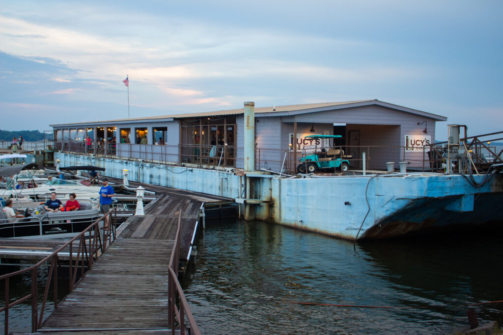 Try this unique restaurant + bar on the river to experience a hidden gem