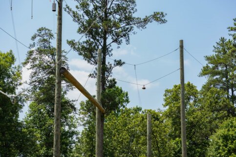 The struggle for local Veterans is real—how Bradford is helping right now 3 Ropes course at Bradford's Warrior Campus