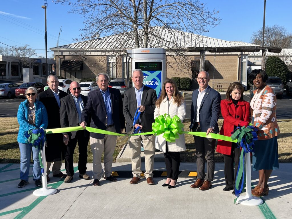 New EV charging stations open in Scottsboro