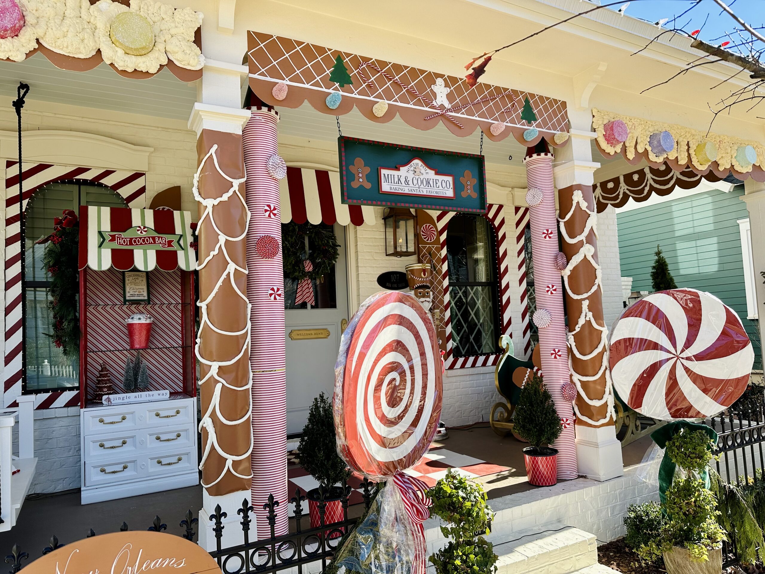 Check out this life-size gingerbread house in Madison