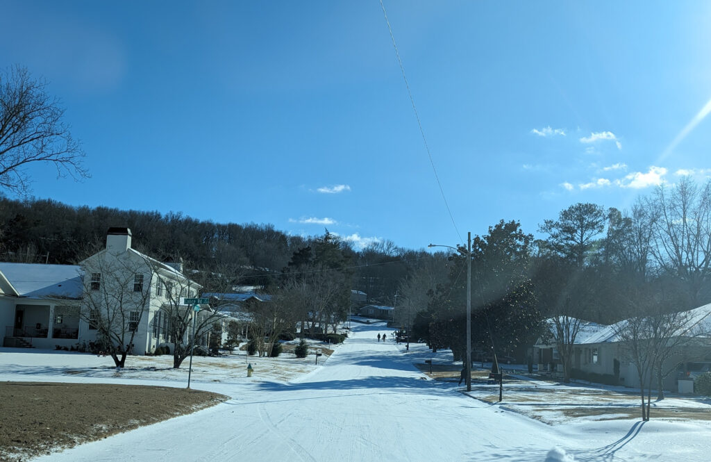 Yes it’s freezing in Huntsville, but it could be worse