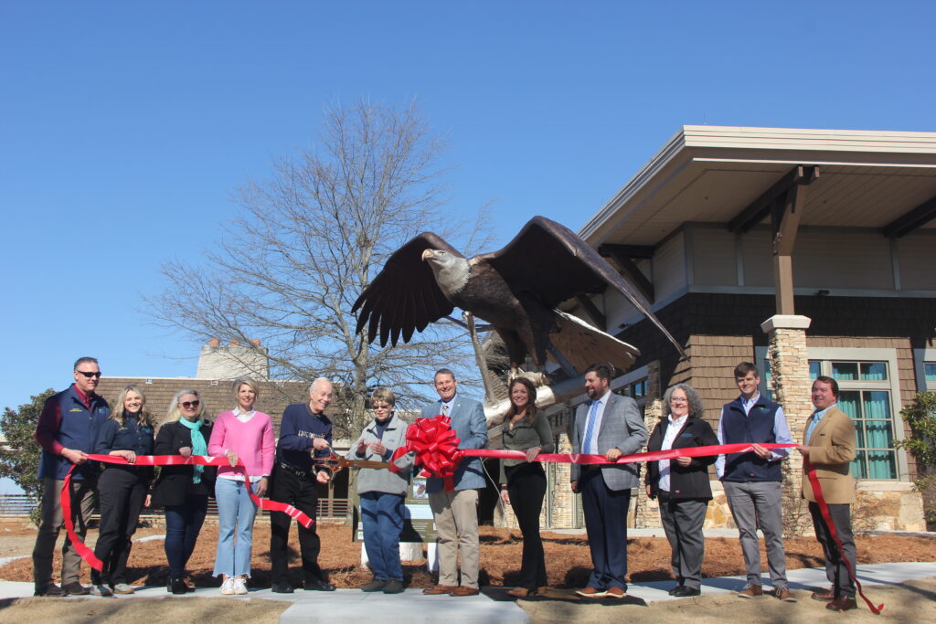 New statue highlights Eagle Awareness at Lake Guntersville State Park