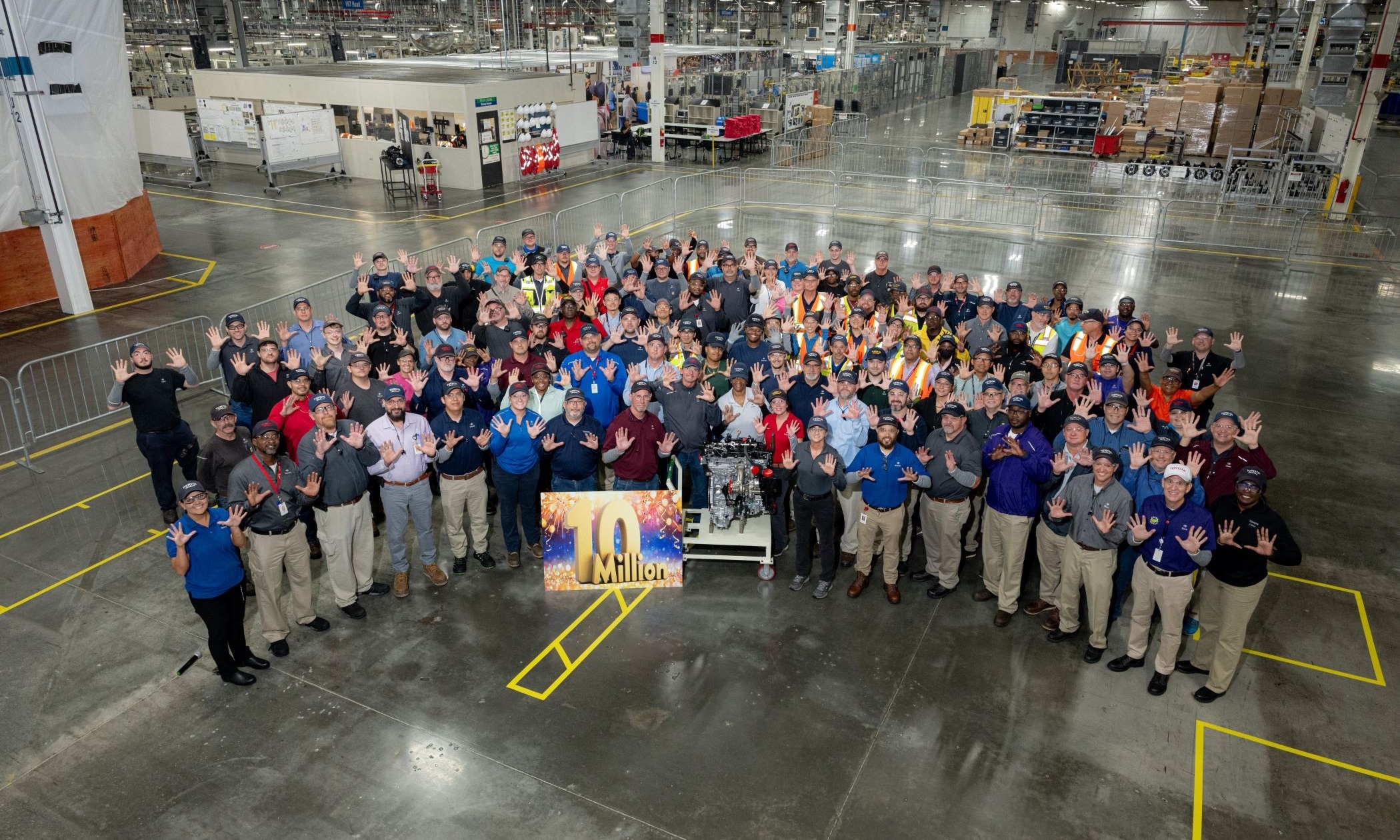 Toyota Alabama plant has now rolled off 10 million engines