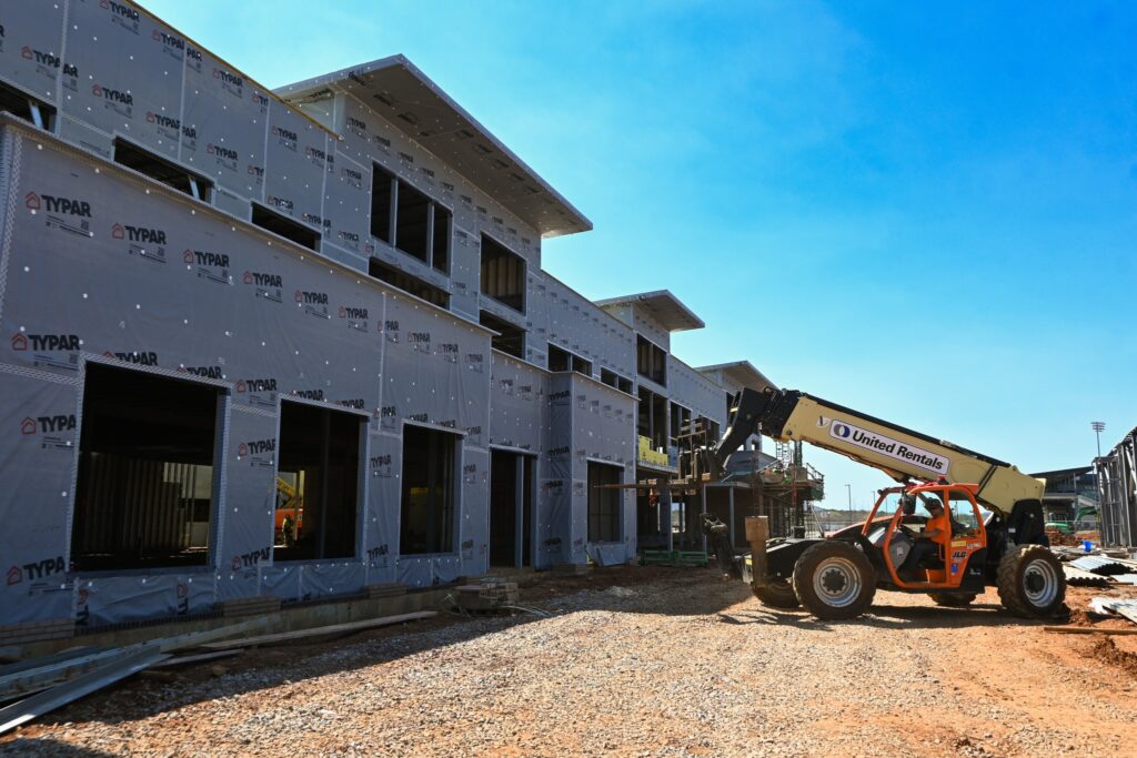 New Stadium Commons development now taking shape