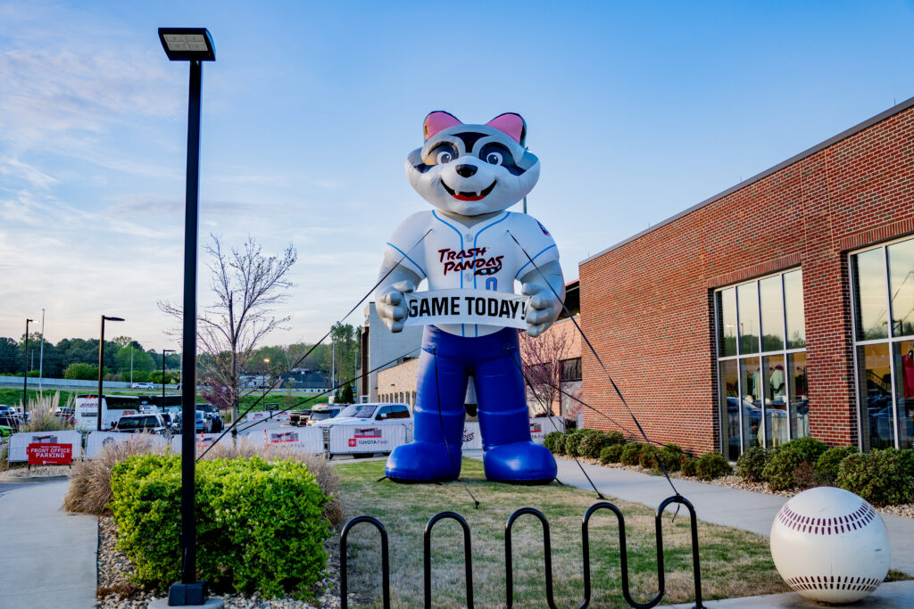 Trash Pandas mascot + stadium up for ’10 best’ honors