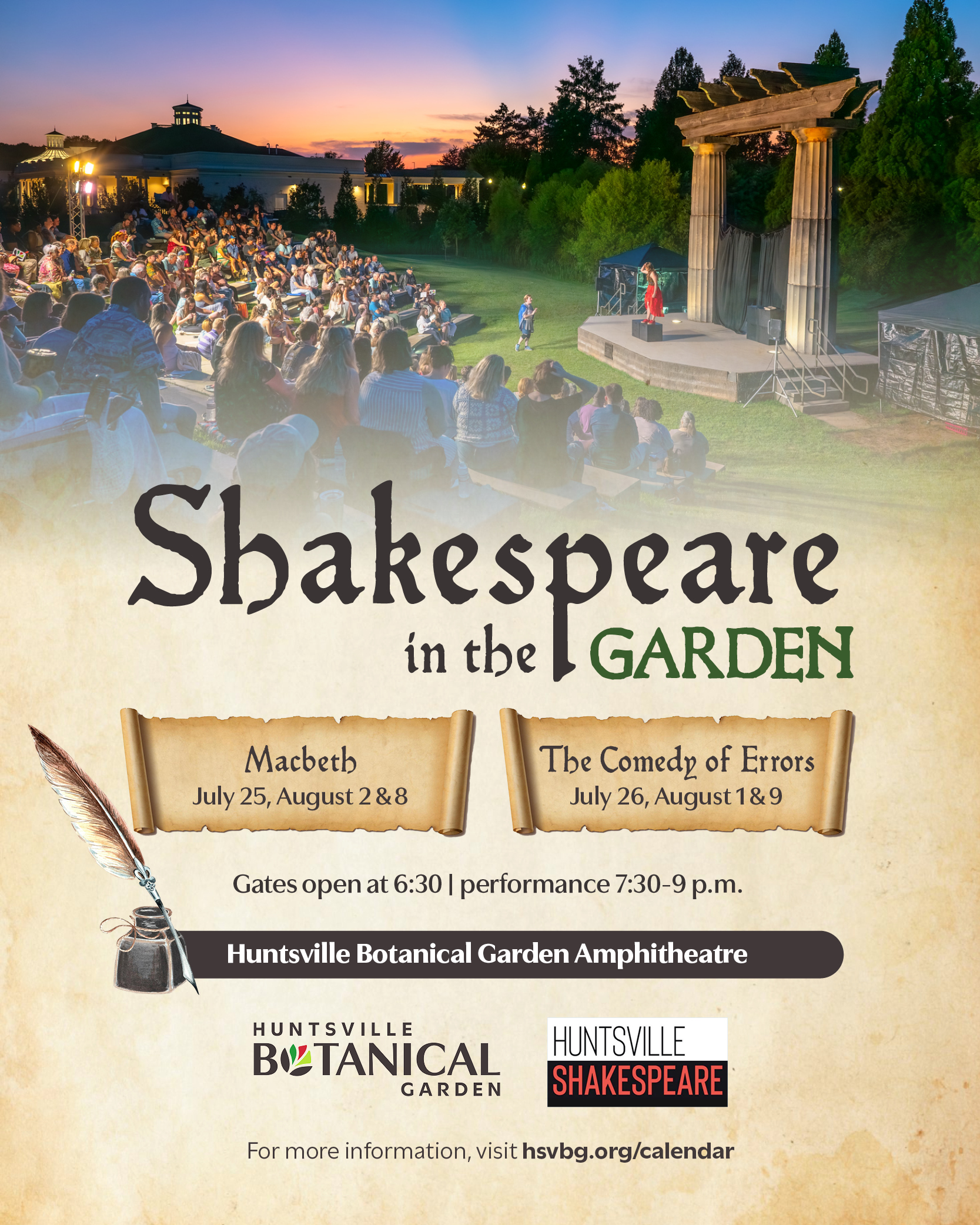 Shakespeare in the Garden - Hville Blast