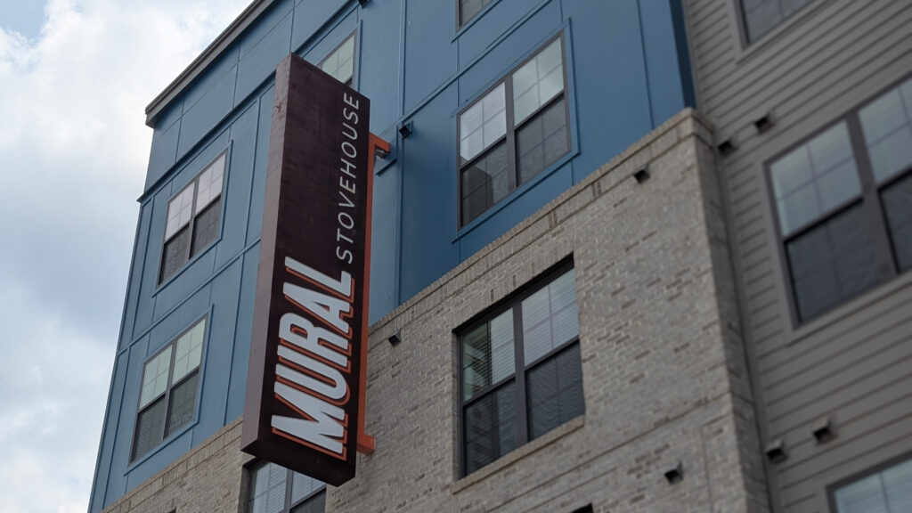 Mural at Stovehouse apartment complex now open