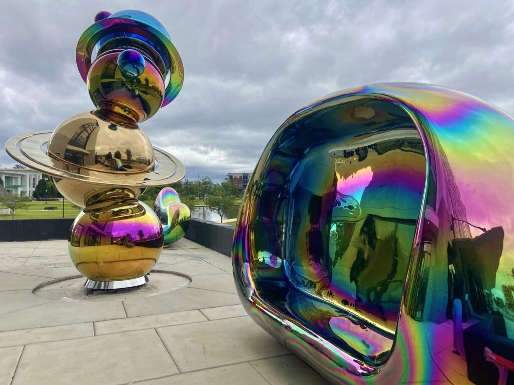 New chrome art installation brings color to Downtown Huntsville