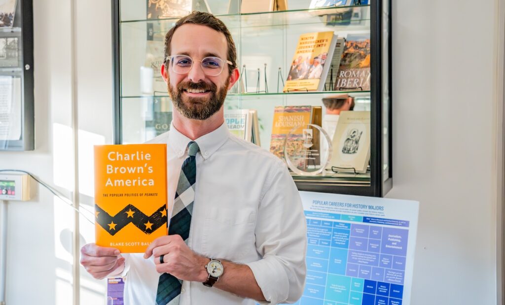 Meet the Charlie Brown scholar + professor who makes history fun