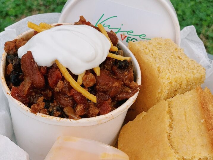 Learn which comfort meal from Vujee Vegan won an award from PETA