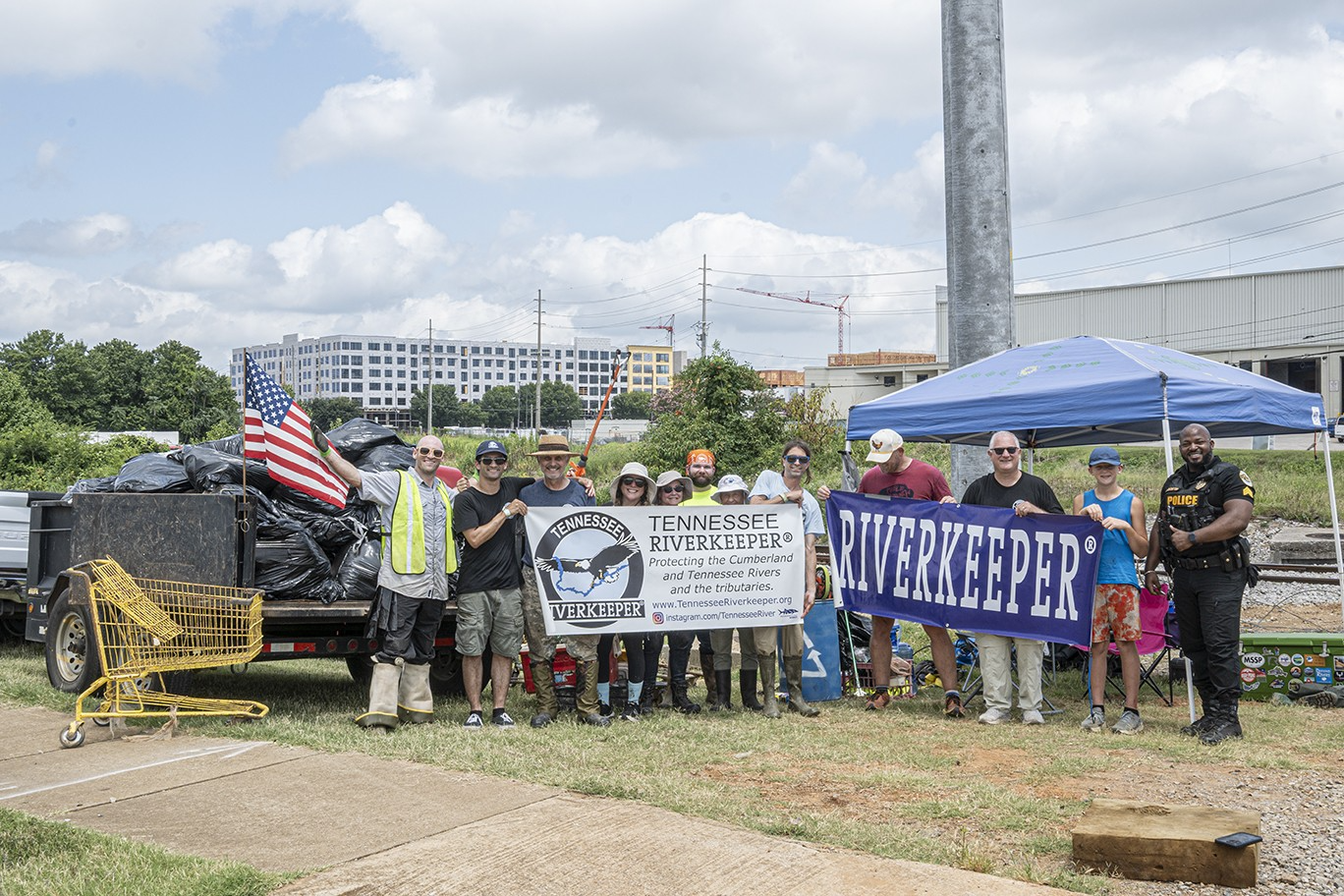 Nearly 1,400 pounds of trash removed from Huntsville creek