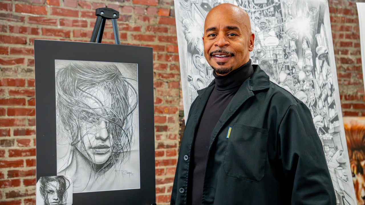 [VIDEO] Meet the Lowe Mill artist with incredibly photo-realistic works