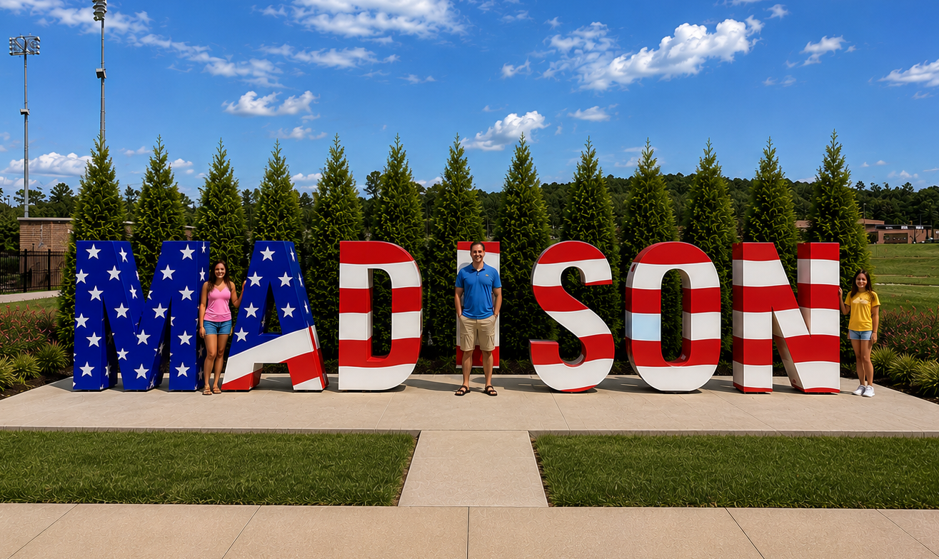 Madison breaks ground on new ‘MADiSON Letters’ feature Madison breaks ground on new ‘MADiSON Letters’ feature