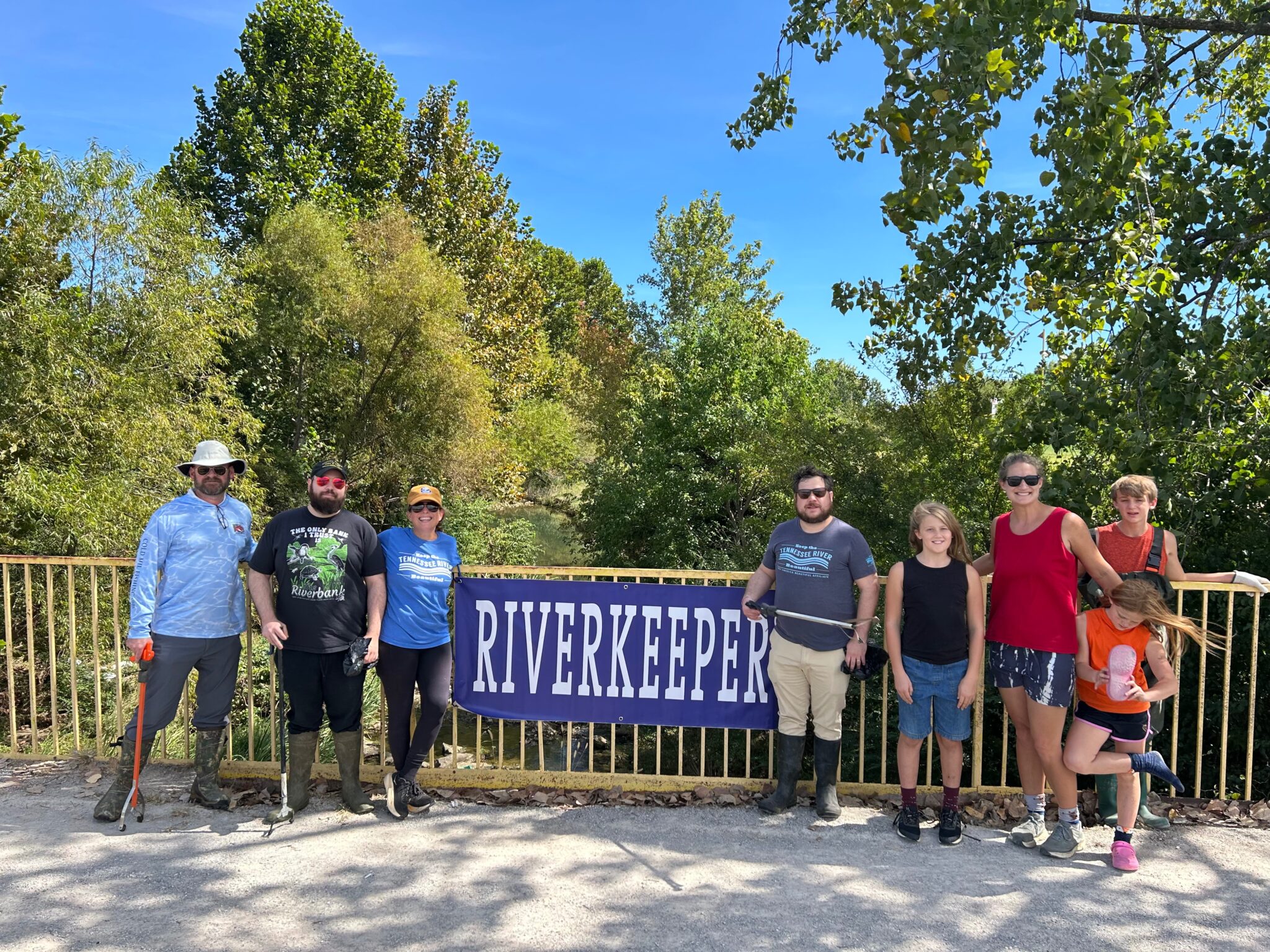 340 pounds of trash removed from 2 Decatur waterways by Tennessee Riverkeeper 340 pounds of trash removed from 2 Decatur waterways by Tennessee Riverkeeper